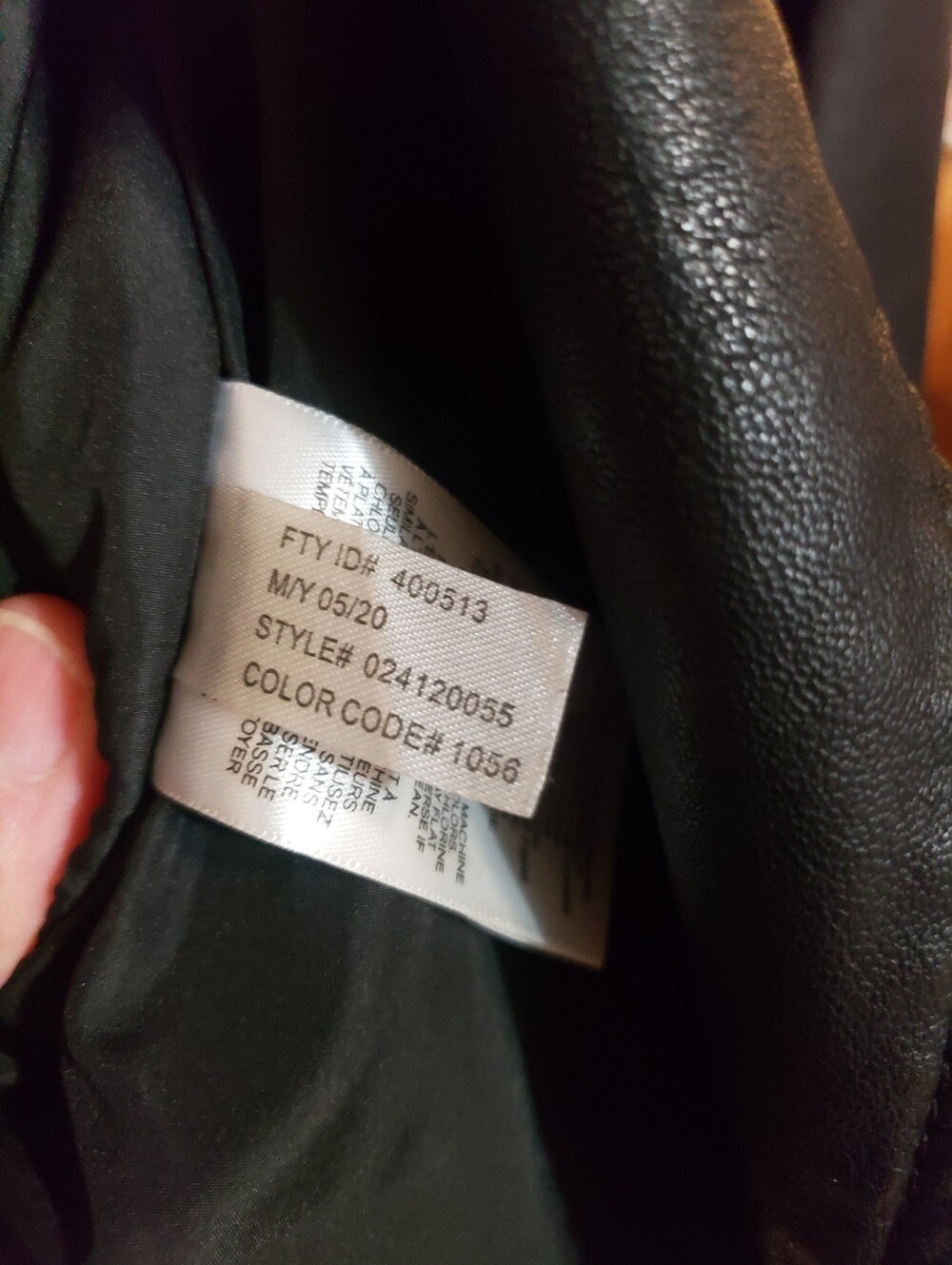 Express Men Large Leather Moto Jacket Asymmetrical Zipper - Picture 3 of 6